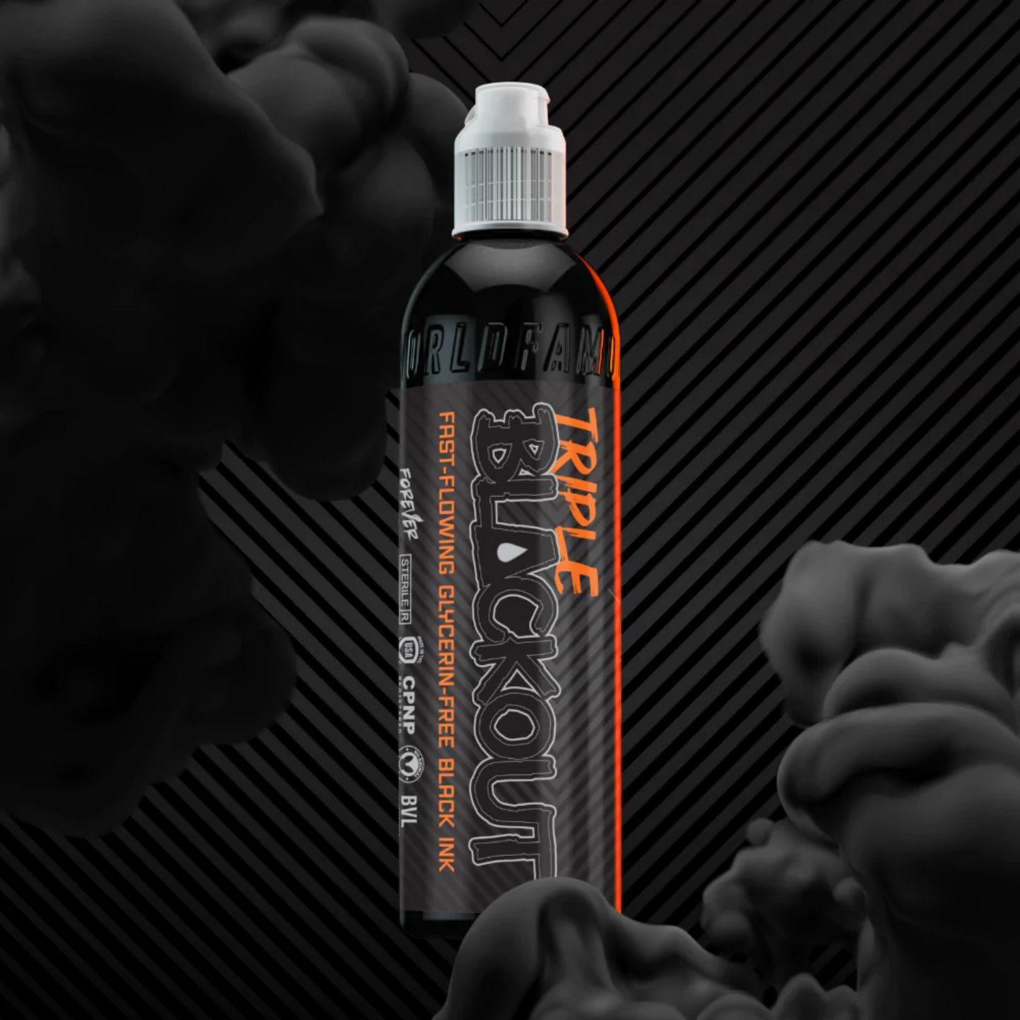 TRIPLE BLACKOUT WORLD FAMOUS INK 8 ONZ