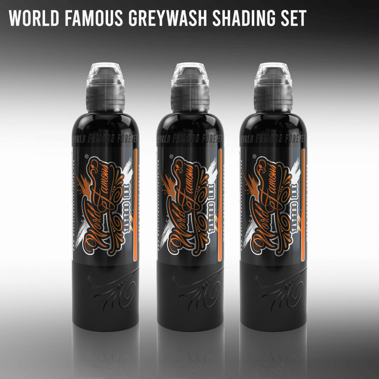 CHARCOL GREYWASH SHADING SET WORLDFAMOUS INK 4 ONZ