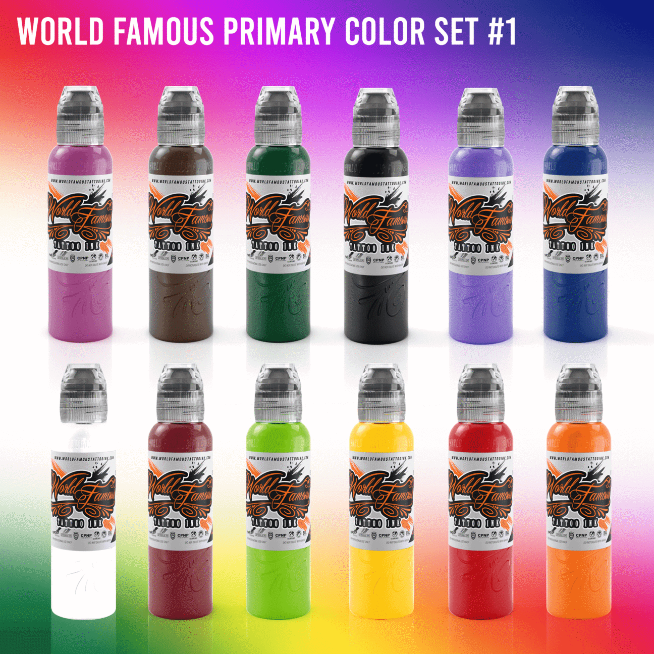 SET PRIMARY COLOR # 1 WORLDFAMOUS INK 1 ONZ