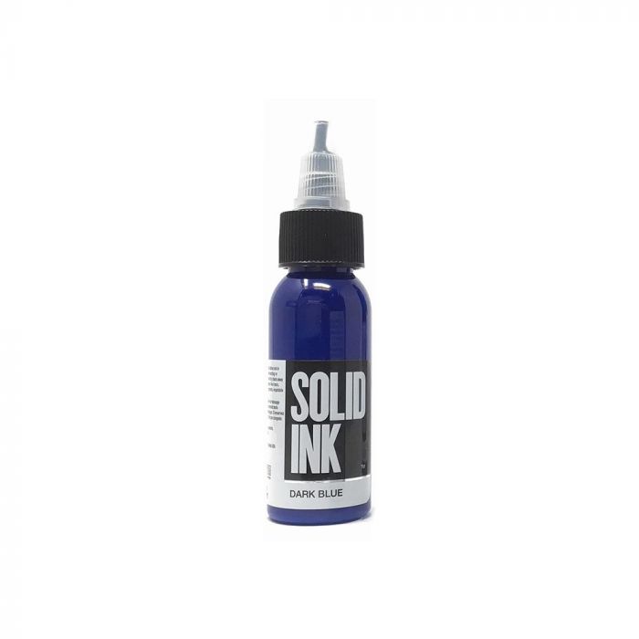 solid ink dark blue