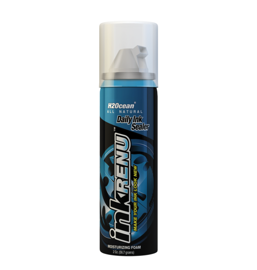Inkrenu tattoo mouturizing foam