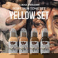 Sasha O'Kharin RGBY Skin Tone Yellow Mini Set de 4 colores - Mundialmente famoso - 1 oz
