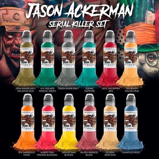 set pigmentos Jason Ackerman Serial Killer Set 1oz