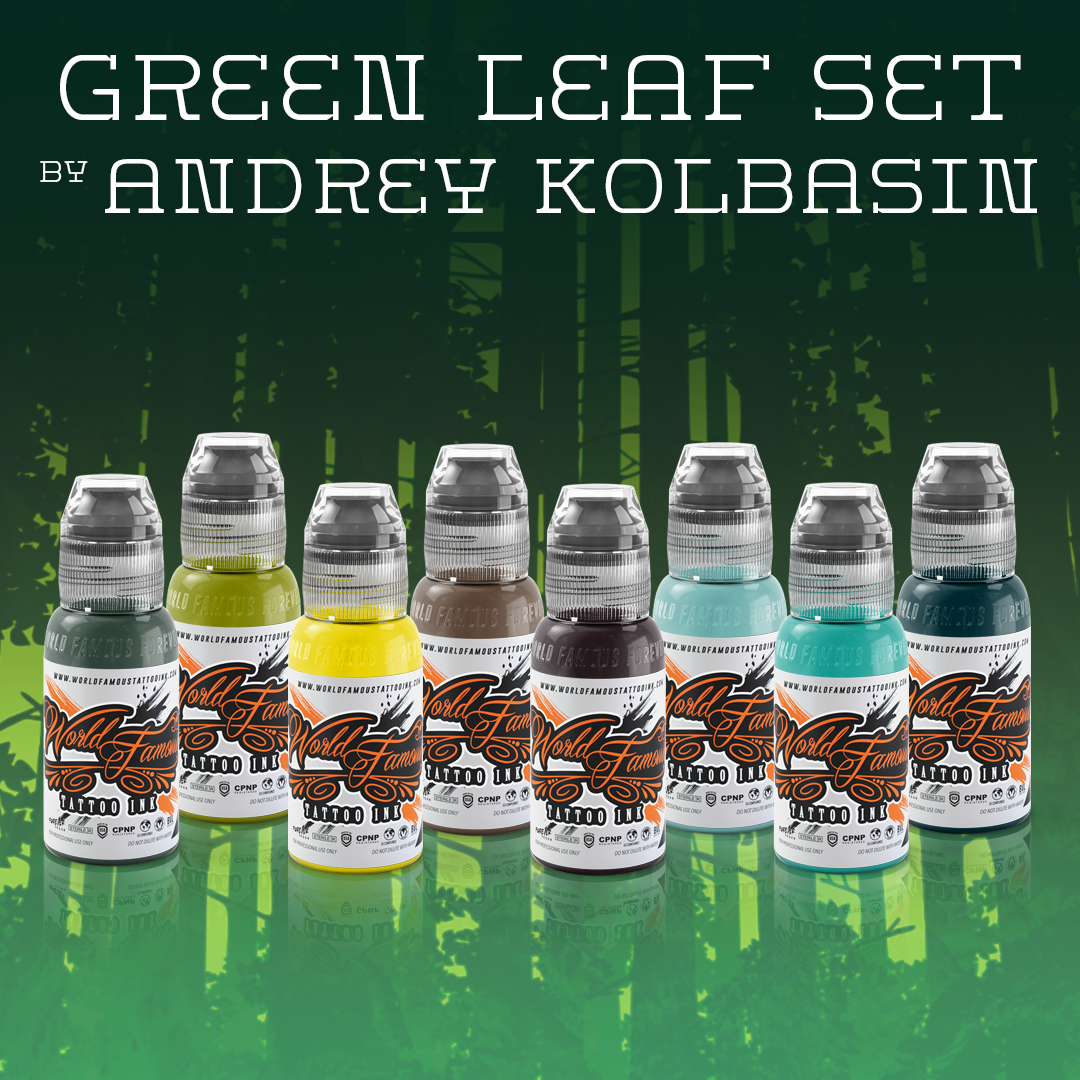 set pigmentos ANDREY KOLBANSIN GREEN LEAF 1 O.Z