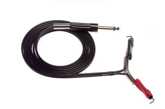 Eikon 6' Long Black Clip Cord with 1/4" Mono Plug